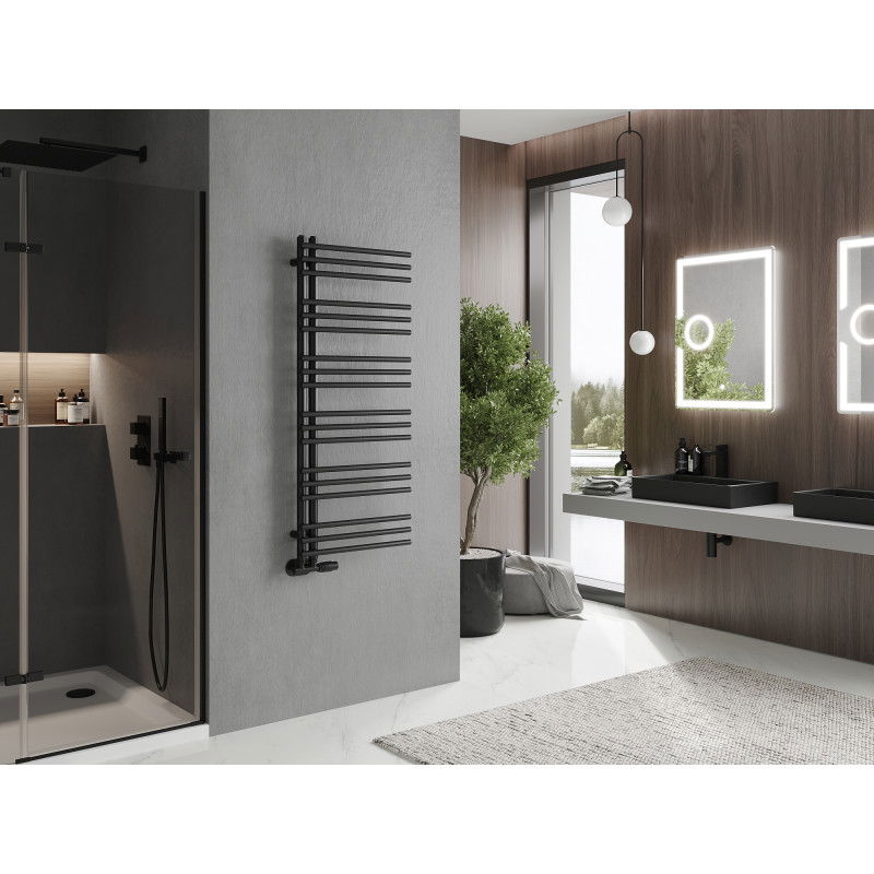Mexen Neptun radiator decorativ pentru baie 1200 x 500 mm, 456 W, negru - W101-1200-500-00-70