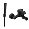Mexen Sabre Baterie de baie R72 cu set de duș, negru - 7213R72-70