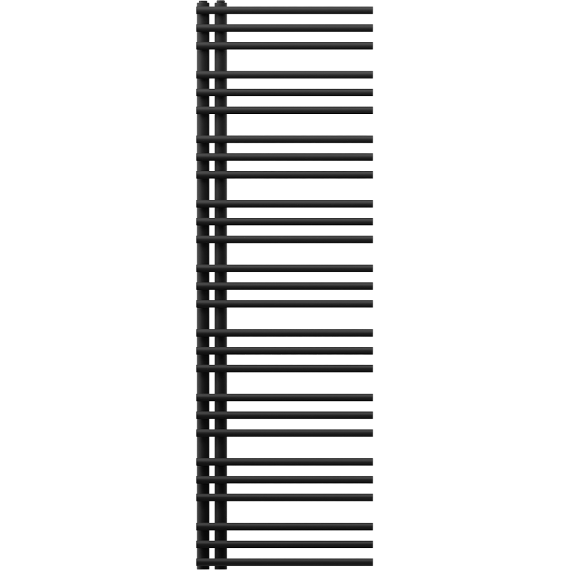 Mexen Neptun dekoratív fürdőszobai radiátor 1600 x 500 mm, 662 W, fekete - W101-1600-500-00-70