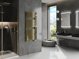 Mexen Helios radiator de baie 1200 x 500 mm, 448 W, auriu - W103-1200-500-00-50
