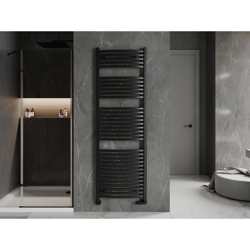 Mexen Helios fürdőszobai radiátor 1800 x 600 mm, 990 W, fekete - W103-1800-600-00-70