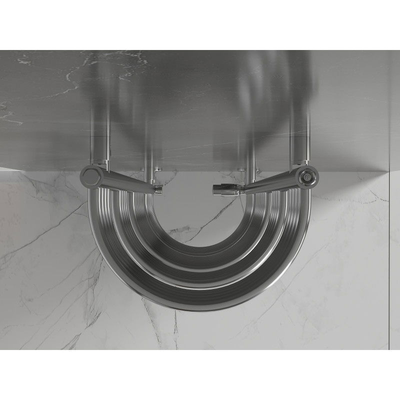 Mexen Eros fürdőszobai radiátor 1200 x 318 mm, 332 W, króm - W112-1200-318-00-01