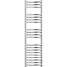 Mexen Eros fürdőszobai radiátor 1200 x 318 mm, 332 W, króm - W112-1200-318-00-01