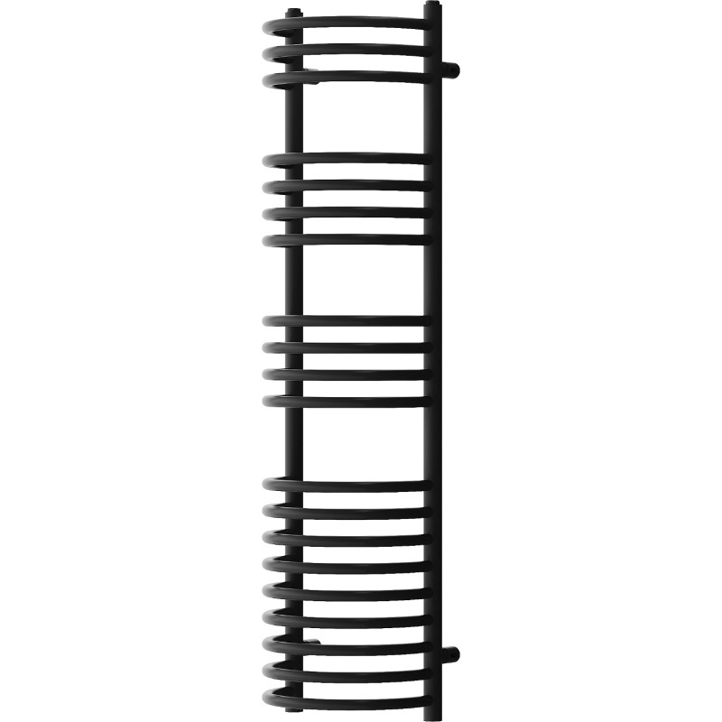 Mexen Eros 1200 x 318 mm-es fürdőszobai radiátor, 421 W, fekete - W112-1200-318-00-70