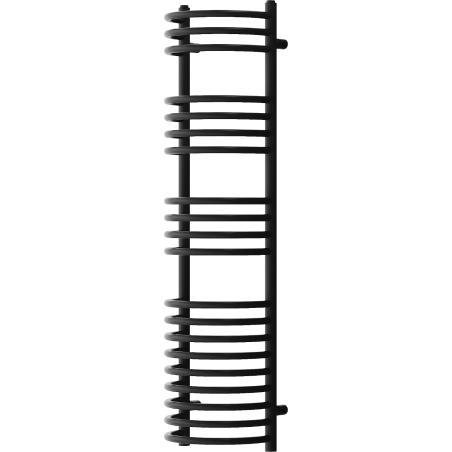Mexen Eros 1200 x 318 mm-es fürdőszobai radiátor, 421 W, fekete - W112-1200-318-00-70
