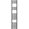 Mexen Eros fürdőszobai radiátor 1600 x 318 mm, 551 W, fekete - W112-1600-318-00-70