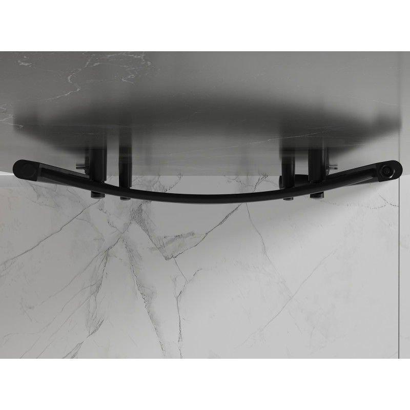 Mexen Helios fürdőszobai radiátor 1800 x 600 mm, 990 W, fekete - W103-1800-600-00-70