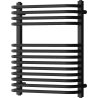 Mexen Apollo 660 x 550 mm-es fürdőszobai radiátor, 386 W, fekete - W117-0660-550-00-70