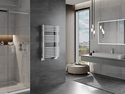 Mexen Apollo fürdőszobai radiátor 860 x 450 mm, 424 W, fehér - W117-0860-450-00-20