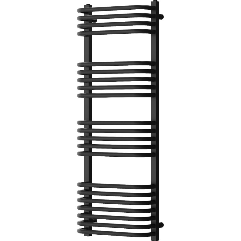 Mexen Apollo 1210 x 450 mm-es fürdőszobai radiátor, 566 W, fekete - W117-1210-450-00-70