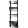 Mexen Apollo 1210 x 450 mm-es fürdőszobai radiátor, 566 W, fekete - W117-1210-450-00-70