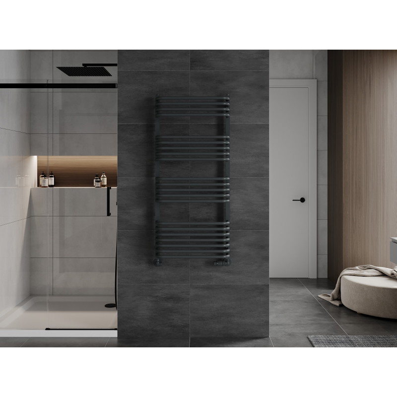 Mexen Apollo Radiator de baie 1210 x 550 mm, 641 W, antracit - W117-1210-550-00-66