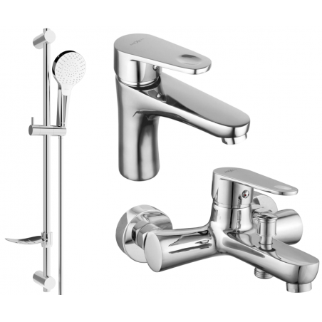 Mexen Kama Set cadă DF05, crom - 72503DF05-00