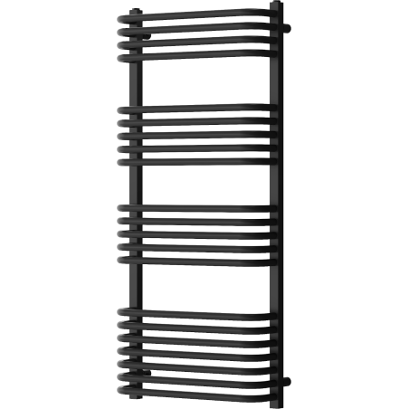 Mexen Apollo 1210 x 550 mm-es fürdőszobai radiátor, 641 W, fekete - W117-1210-550-00-70