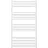 Radiator de baie Mexen Apollo 1210 x 650 mm, 716 W, alb - W117-1210-650-00-20