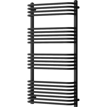 Mexen Apollo 1210 x 650 mm-es fürdőszobai radiátor, 713 W, fekete - W117-1210-650-00-70