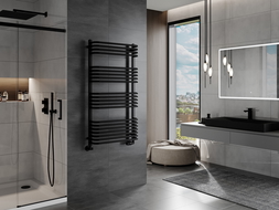 Mexen Apollo radiator de baie 1210 x 650 mm, 713 W, negru - W117-1210-650-00-70