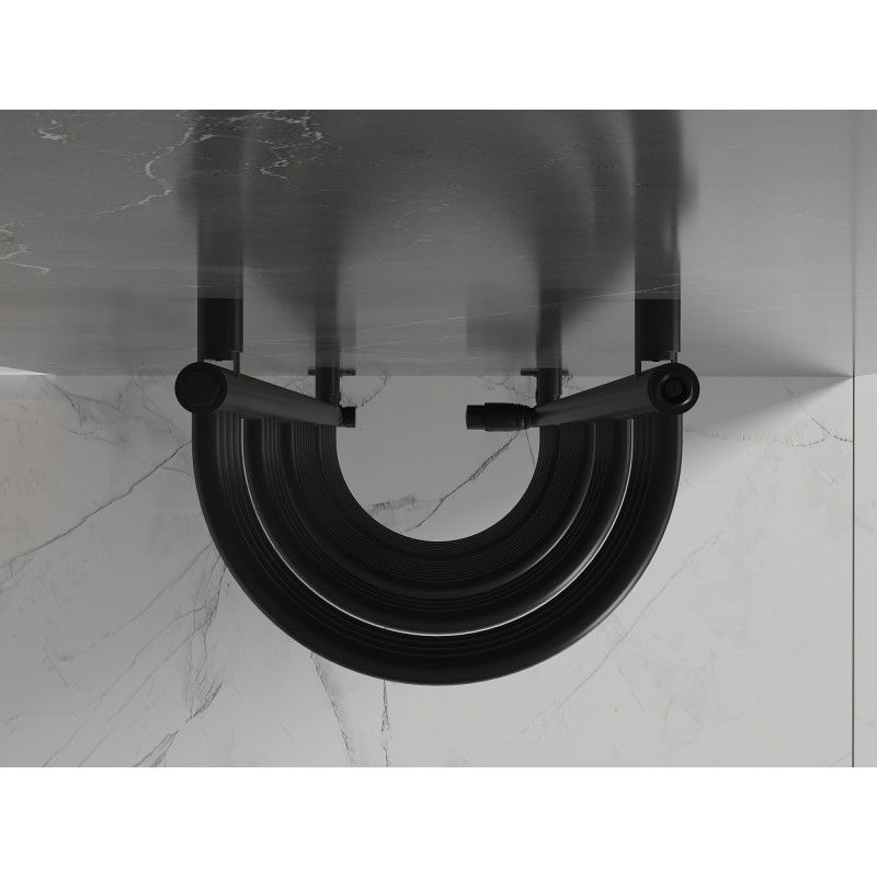 Mexen Eros fürdőszobai radiátor 900 x 318 mm, 315 W, fekete - W112-0900-318-00-70