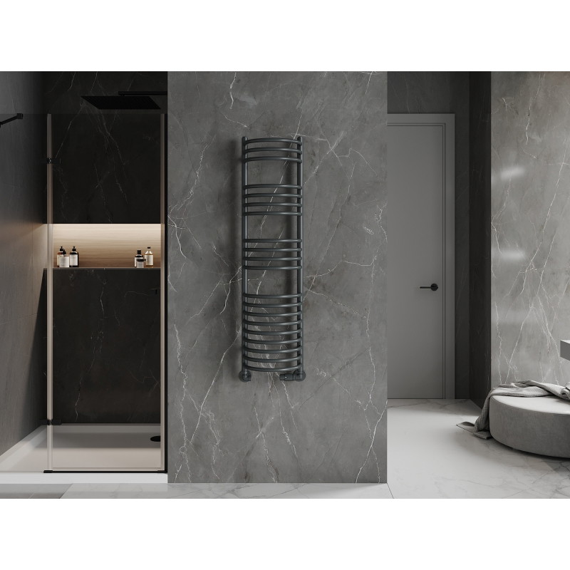Mexen Eros radiator baie 1200 x 318 mm, 421 W, antracit - W112-1200-318-00-66