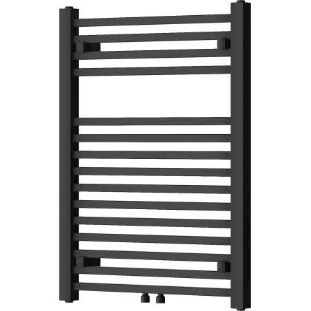 Mexen Pluton törölközőszárító radiátor 800 x 600 mm, 476 W, fekete - W106-0800-600-00-70