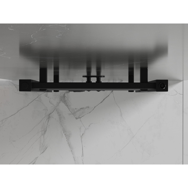 Mexen Pluton fürdőszobai radiátor 1200 x 500 mm, 625 W, fekete - W106-1200-500-00-70
