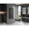 Mexen Pluton 1200 x 500 mm-es, 625 W-os, fekete fürdőszobai radiátor - W106-1200-500-00-70
