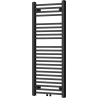 Mexen Pluton 1200 x 500 mm-es, 625 W-os, fekete fürdőszobai radiátor - W106-1200-500-00-70