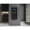 Mexen Pluton 1200 x 500 mm-es, 625 W-os, fekete fürdőszobai radiátor - W106-1200-500-00-70