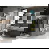 Mexen Pluton fürdőszobai radiátor 1450 x 500 mm, 721 W, fehér - W106-1450-500-00-20