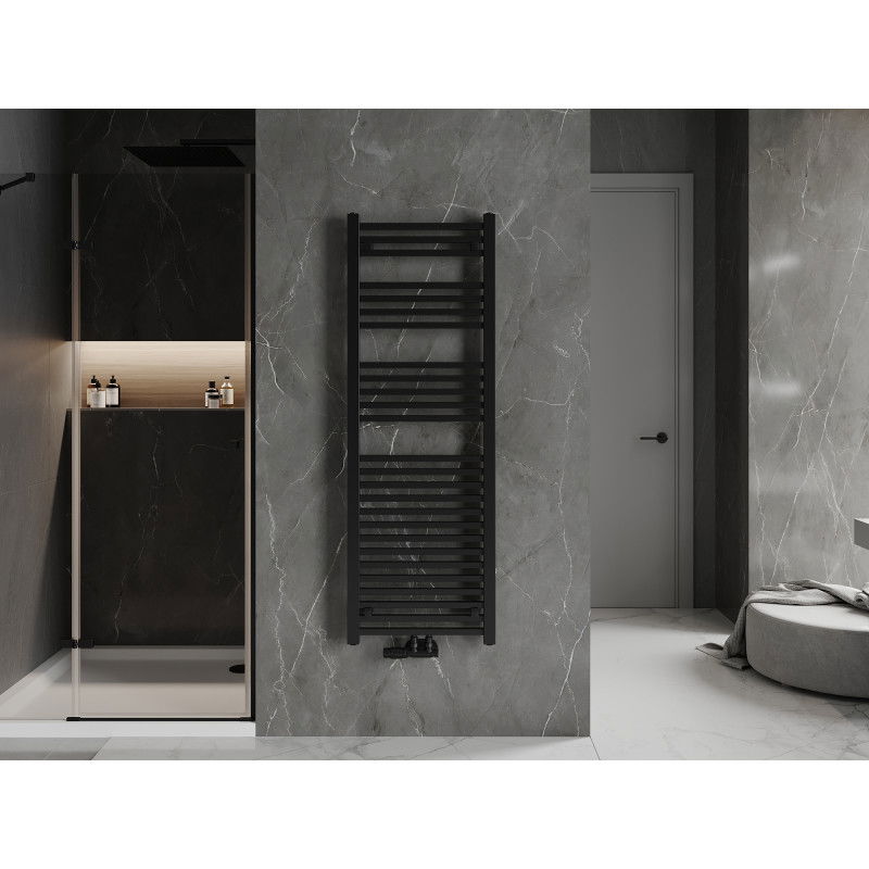 Mexen Pluton fürdőszobai radiátor 1450 x 500 mm, 721 W, fekete - W106-1450-500-00-70