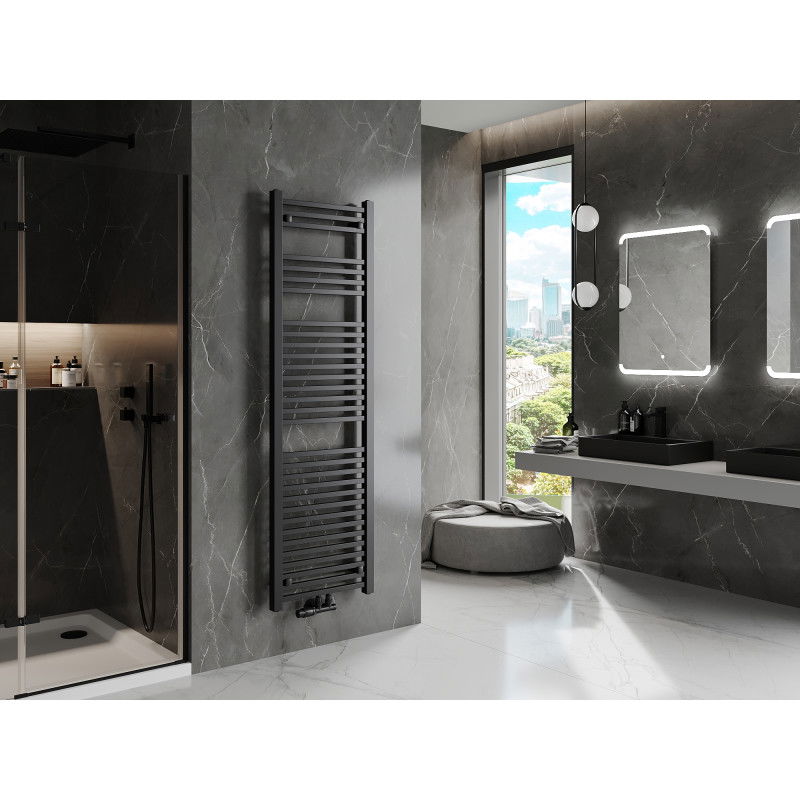 Mexen Pluton calorifer baie 1700 x 500 mm, 855 W, negru - W106-1700-500-00-70