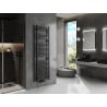 Mexen Pluton 1700 x 500 mm-es, 855 W-os fekete fürdőszobai radiátor - W106-1700-500-00-70