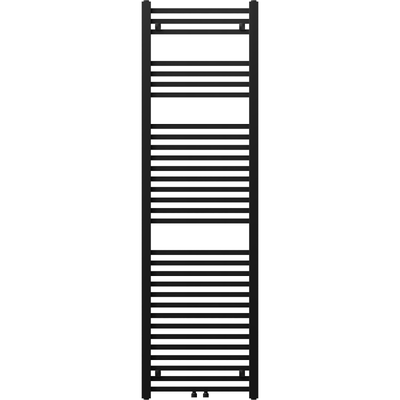 Mexen Pluton 1700 x 500 mm-es, 855 W-os fekete fürdőszobai radiátor - W106-1700-500-00-70