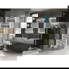 Mexen Pluton fürdőszobai radiátor 1700 x 600 mm, 991 W, fehér - W106-1700-600-00-20