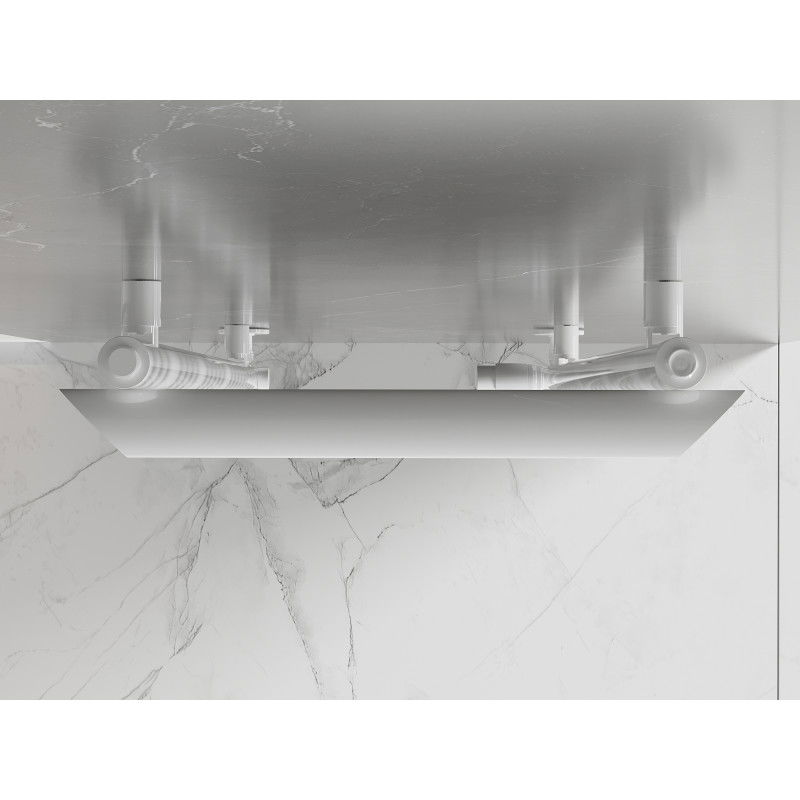 Mexen Akan törölközőszárító radiátor 1080 x 500 mm, 784 W, fehér - W121-1080-500-00-20