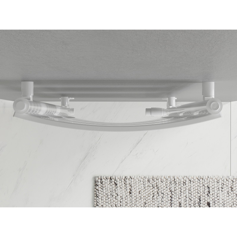 Mexen Bachus 1200 x 500 mm-es fürdőszobai radiátor, 619 W, fehér - W109-1200-500-00-20