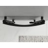 Mexen Bachus 1200 x 500 mm-es, 619 W-os, fekete fürdőszobai radiátor - W109-1200-500-00-70