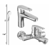 Mexen Kama DS05 set pentru cadă, crom - 72503DS05-00