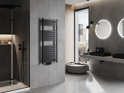 Mexen Uran radiator de baie 1200 x 500 mm, 534 W, negru - W105-1200-500-00-70
