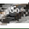 Mexen Uran fürdőszobai radiátor 1200 x 600 mm, 623 W, fekete - W105-1200-600-00-70