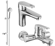 Mexen Kama Set de baie DS75, crom - 72503DS75-00