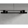 Mexen Uran fürdőszobai radiátor 1800 x 600 mm, 934 W, fekete - W105-1800-600-00-70