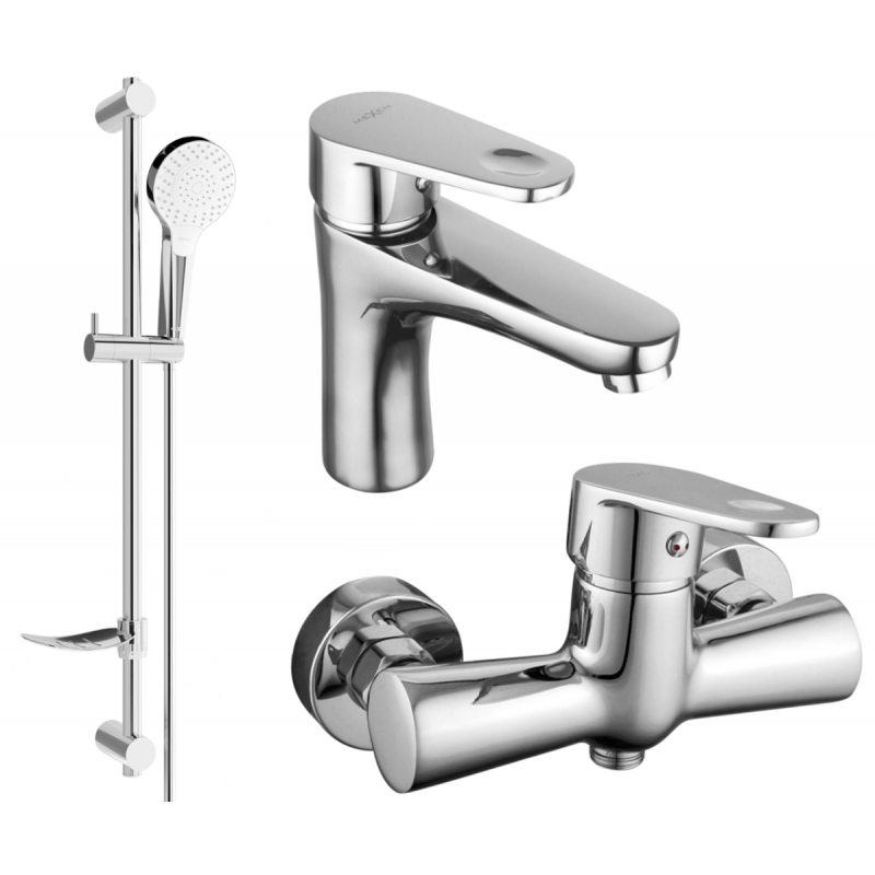 Mexen Kama DF05 set de duș, Crom - 72504DF05-00