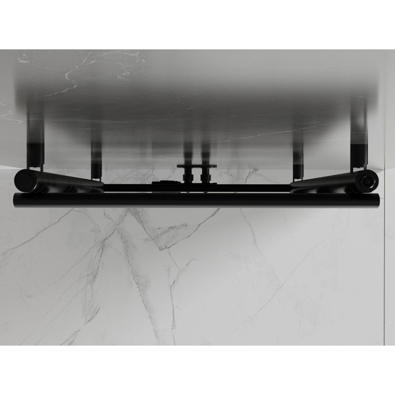 Mexen Jowisz fürdőszobai radiátor 1200 x 600 mm, 594 W, fekete - W107-1200-600-00-70