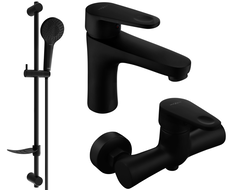 Mexen Kama DF05 set de duș, Neagră - 72504DF05-70