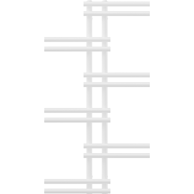Mexen Jari dekoratív fürdőszobai radiátor 1005 x 550 mm, 339 W, fehér - W115-1005-550-00-20