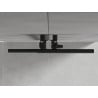 Mexen Jari dekoratív fürdőszobai radiátor 1005 x 550 mm, 339 W, fekete - W115-1005-550-00-70