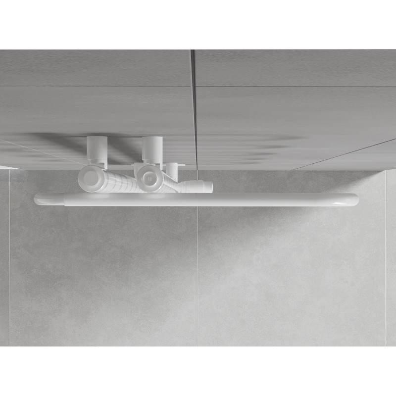 Mexen Kiso dekoratív fürdőszobai radiátor 1250 x 500 mm, 256 W, fehér - W114-1250-500-00-20