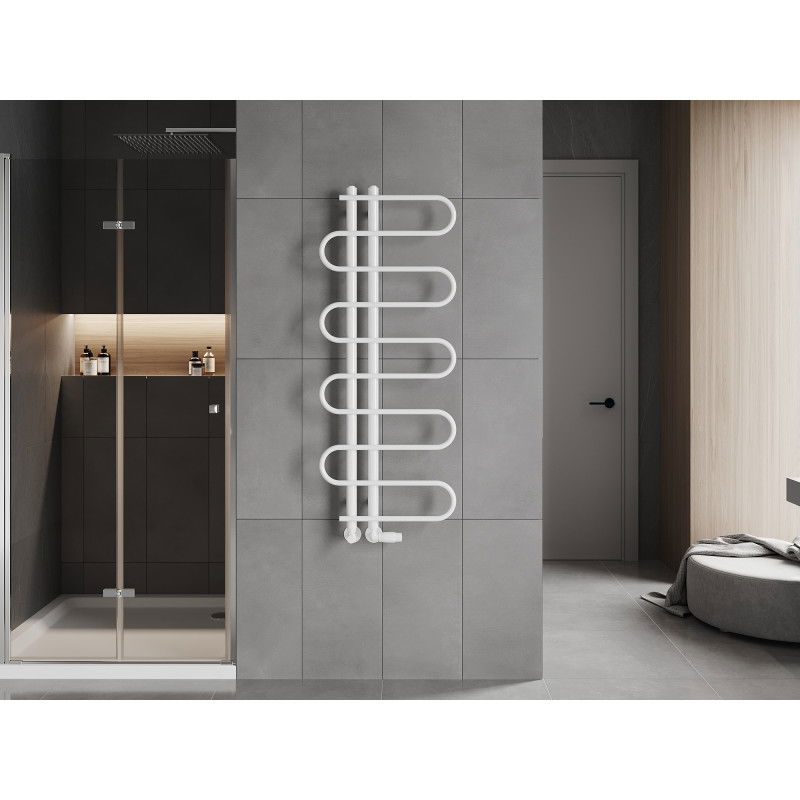 Mexen Kiso radiator decorativ pentru baie 1250 x 500 mm, 256 W, alb - W114-1250-500-00-20