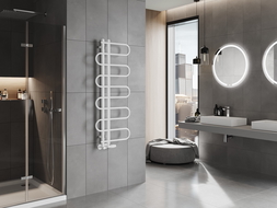 Mexen Kiso radiator decorativ pentru baie 1250 x 500 mm, 256 W, alb - W114-1250-500-00-20